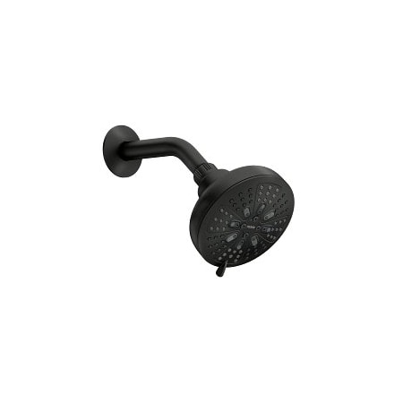 Moen Hydro Energetix 8-Function 4.75 Diameter Showerhead in Matte Black 200W0BL